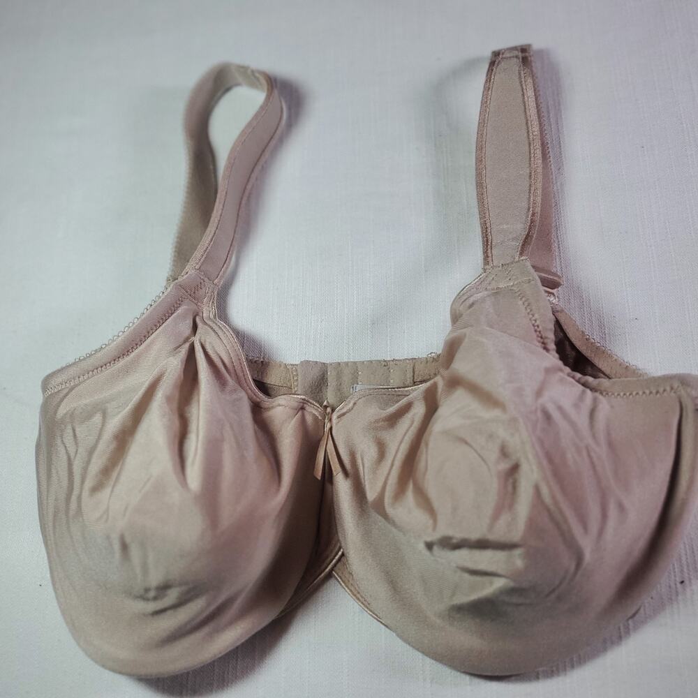 Wacoal Womens Beige Bra Size 34DD Full Coverage Underwire Everyday Lingerie